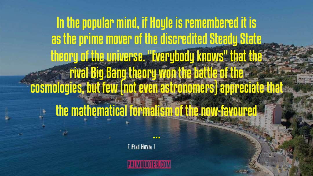 Fred Hoyle Quotes: In the popular mind, if