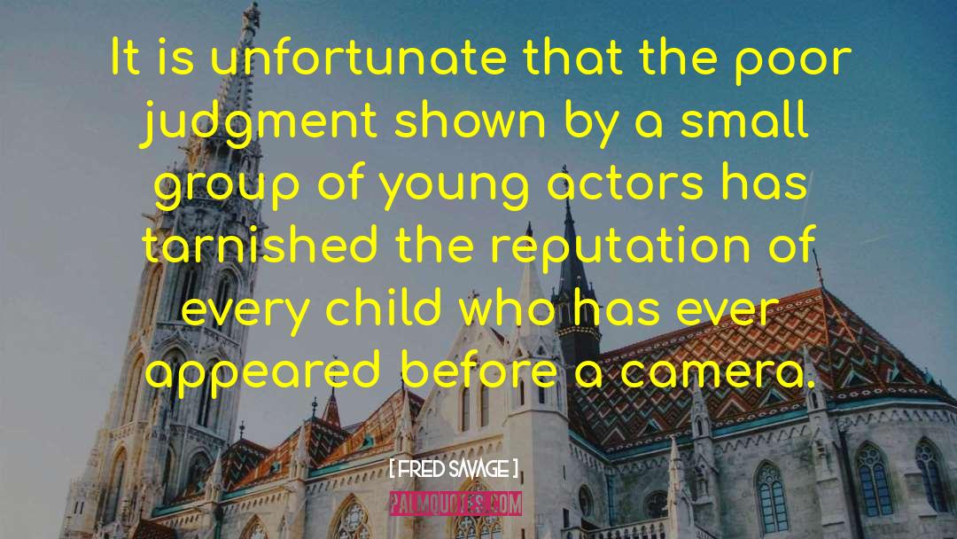 Fred Savage Quotes: It is unfortunate that the