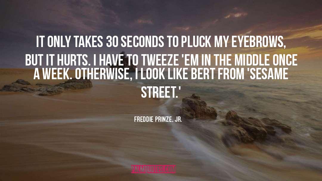 Freddie Prinze, Jr. Quotes: It only takes 30 seconds