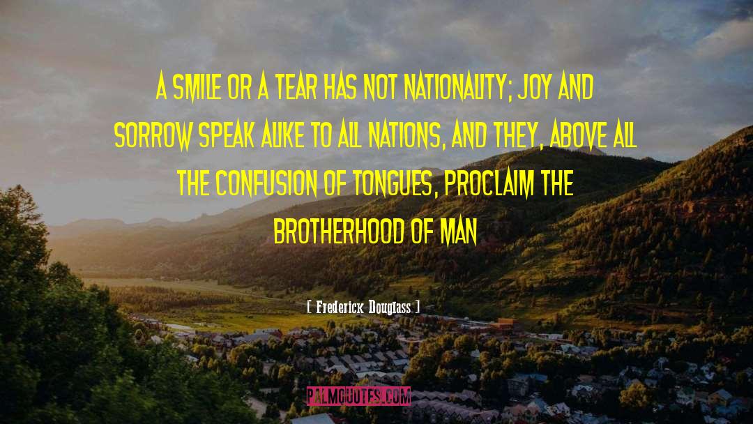 Frederick Douglass Quotes: A smile or a tear