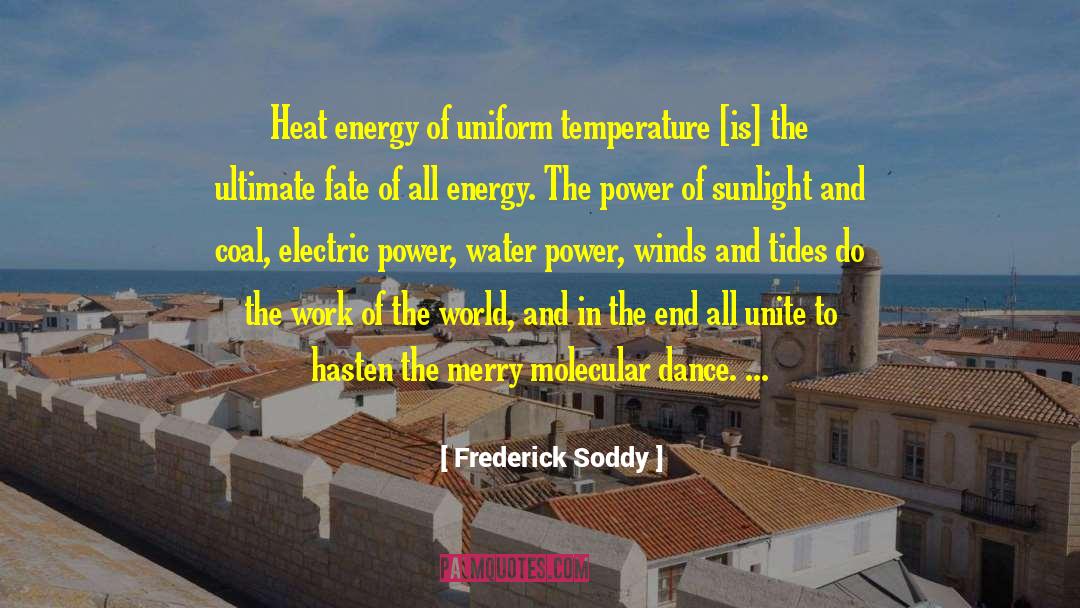 Frederick Soddy Quotes: Heat energy of uniform temperature