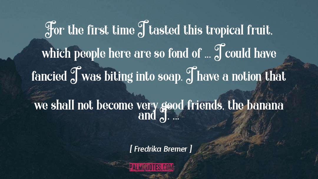 Fredrika Bremer Quotes: For the first time I