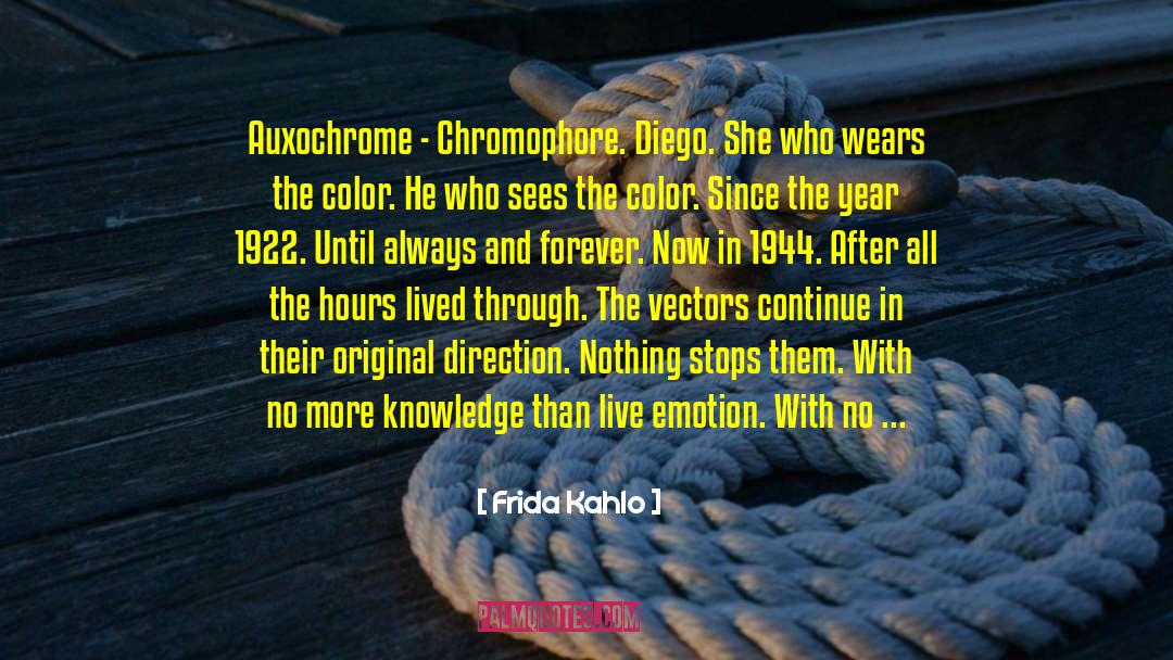 Frida Kahlo Quotes: Auxochrome - Chromophore. Diego. She