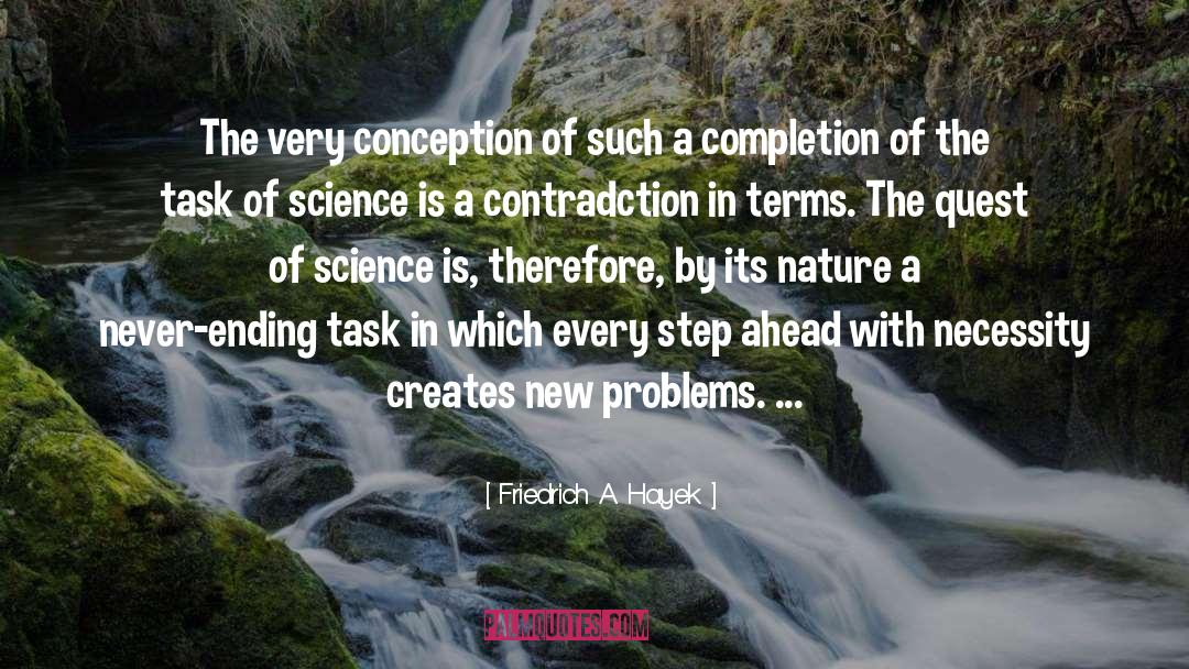 Friedrich A. Hayek Quotes: The very conception of such