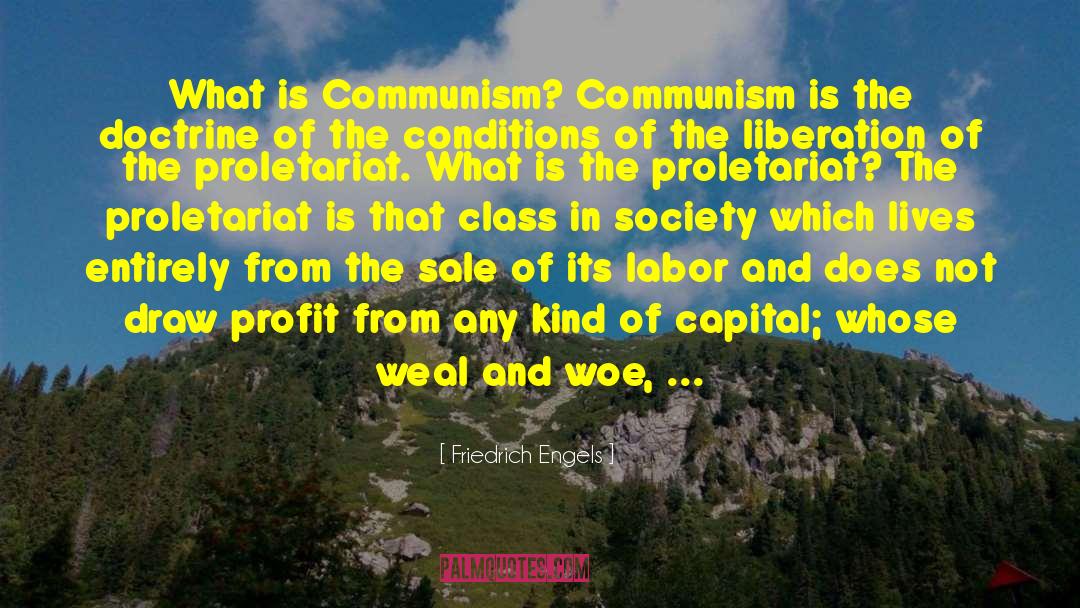 Friedrich Engels Quotes: What is Communism? Communism is