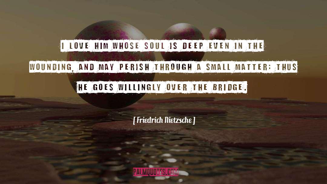 Friedrich Nietzsche Quotes: I love him whose soul