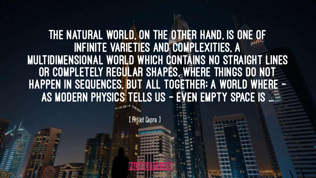 Fritjof Capra Quotes: The natural world, on the