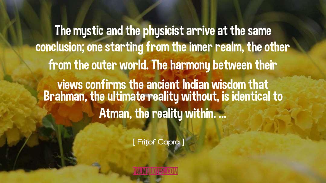 Fritjof Capra Quotes: The mystic and the physicist