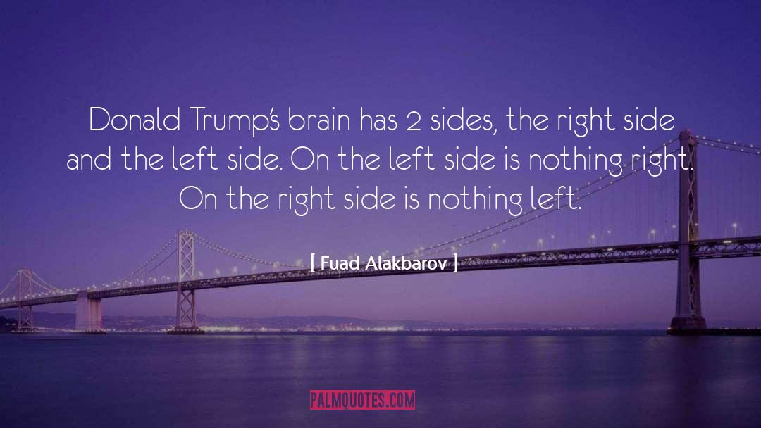 Fuad Alakbarov Quotes: Donald Trump's brain has 2