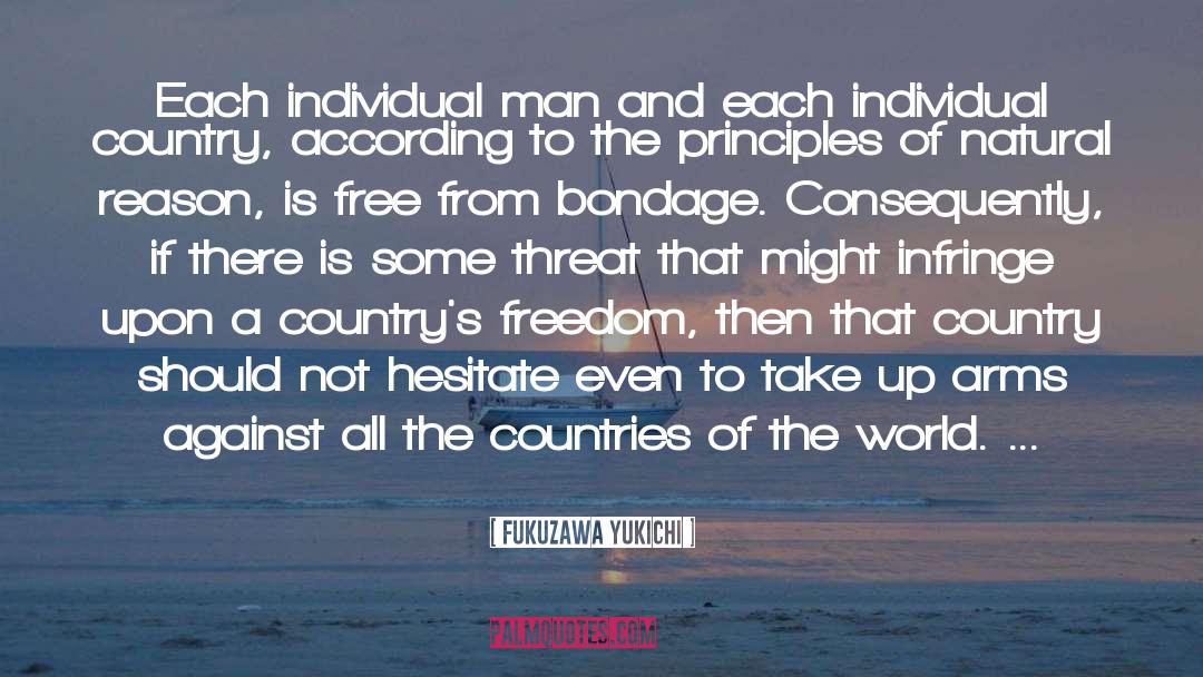 Fukuzawa Yukichi Quotes: Each individual man and each