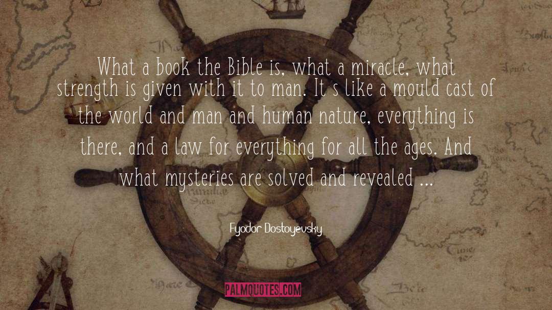 Fyodor Dostoyevsky Quotes: What a book the Bible