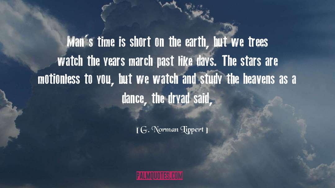 G. Norman Lippert Quotes: Man's time is short on