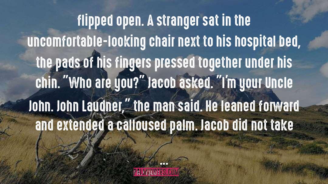 G.P. Ching Quotes: flipped open. A stranger sat