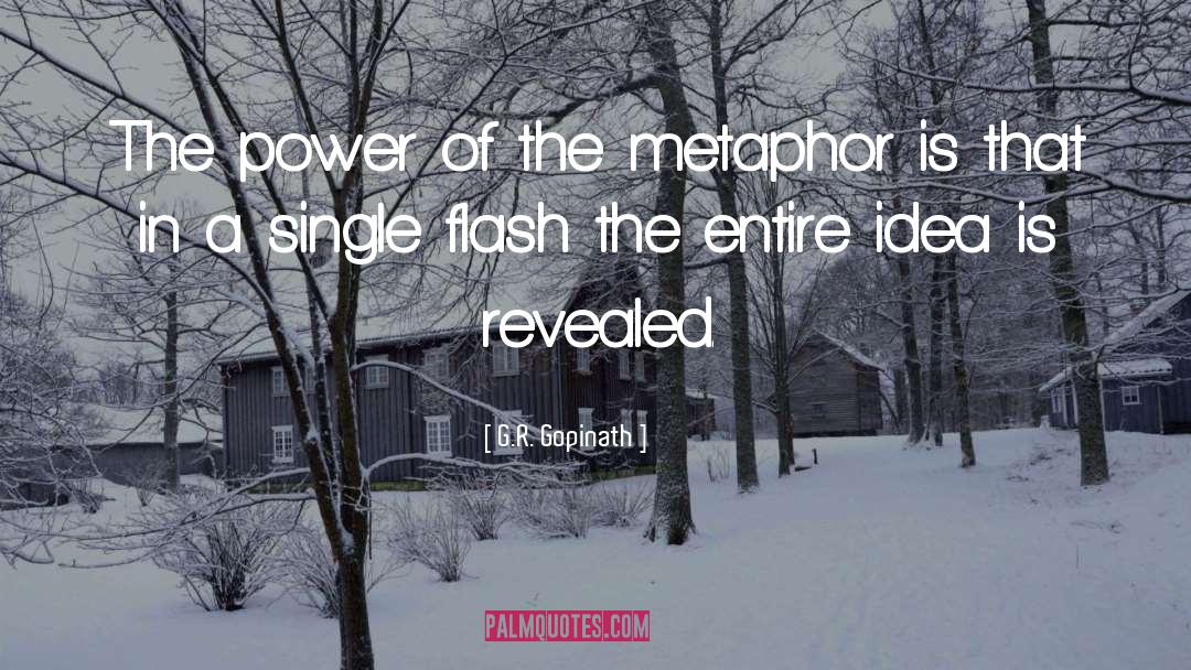 G.R. Gopinath Quotes: The power of the metaphor