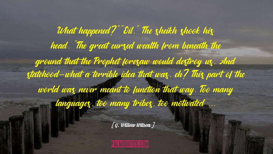 G. Willow Wilson Quotes: What happened?