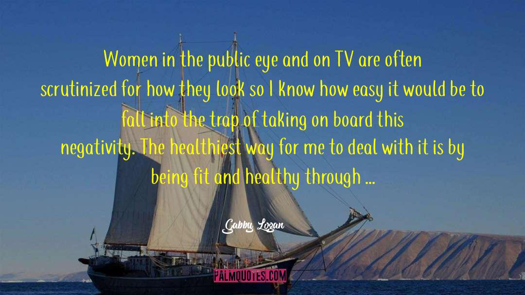 Gabby Logan Quotes: Women in the public eye