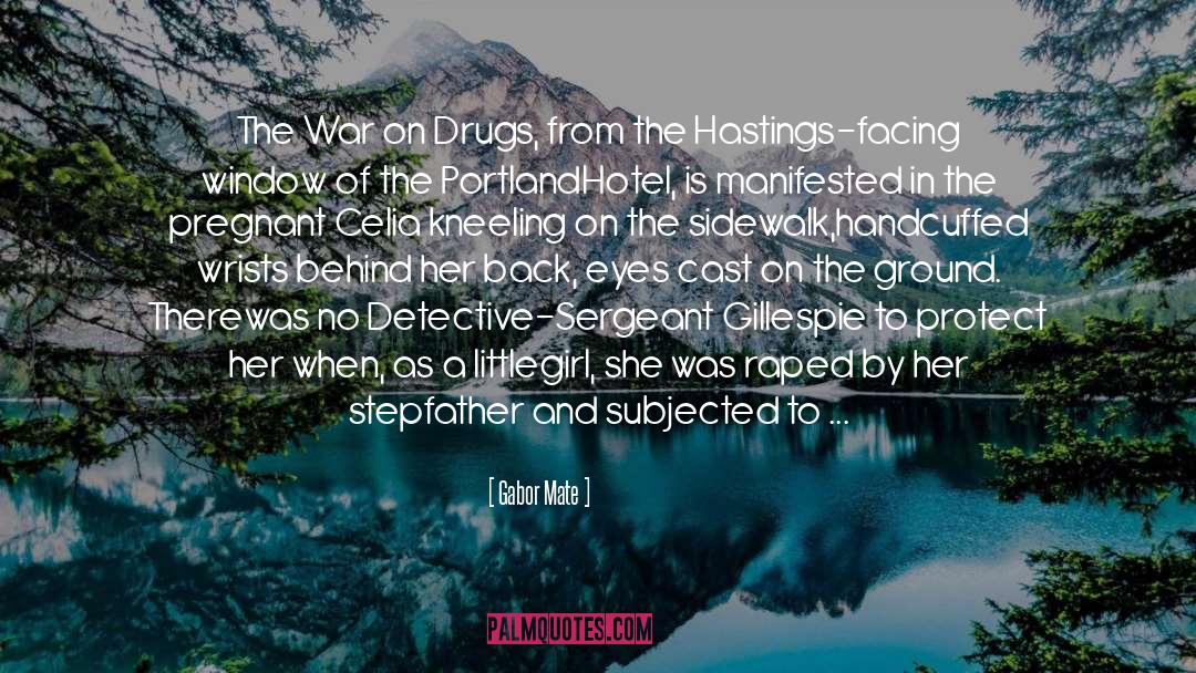 Gabor Mate Quotes: The War on Drugs, from