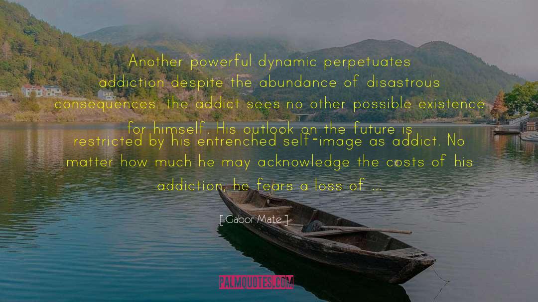 Gabor Mate Quotes: Another powerful dynamic perpetuates addiction