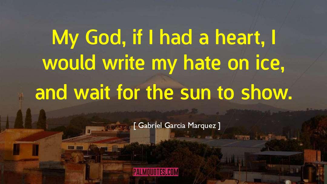 Gabriel Garcia Marquez Quotes: My God, if I had