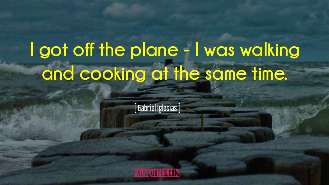 Gabriel Iglesias Quotes: I got off the plane