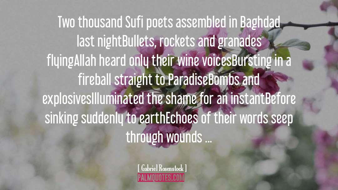 Gabriel Rosenstock Quotes: Two thousand Sufi poets assembled