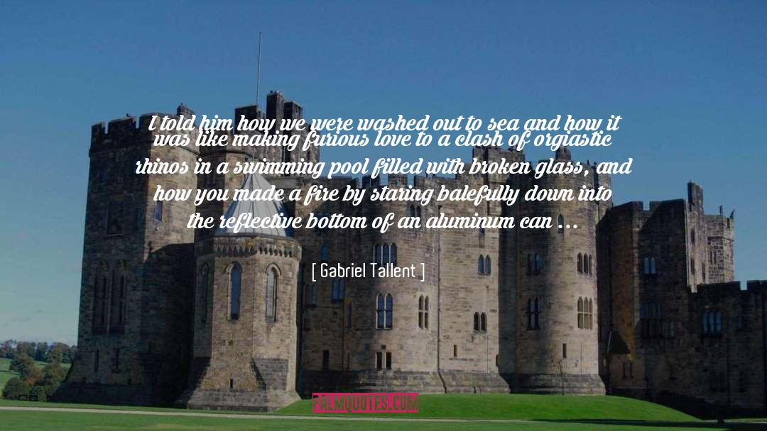 Gabriel Tallent Quotes: I told him how we