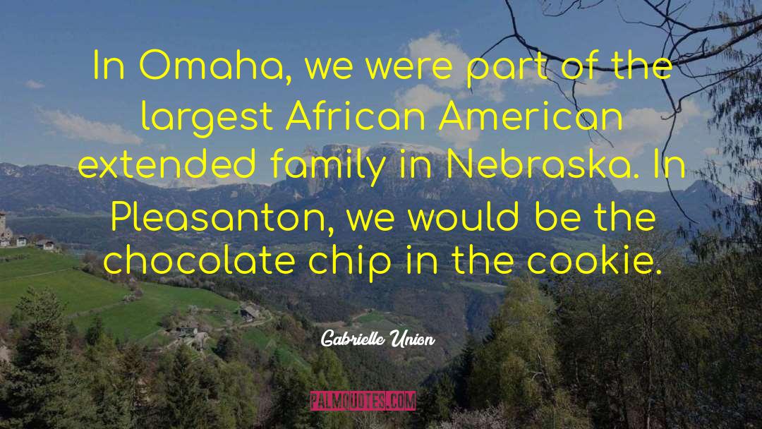 Gabrielle Union Quotes: In Omaha, we were part