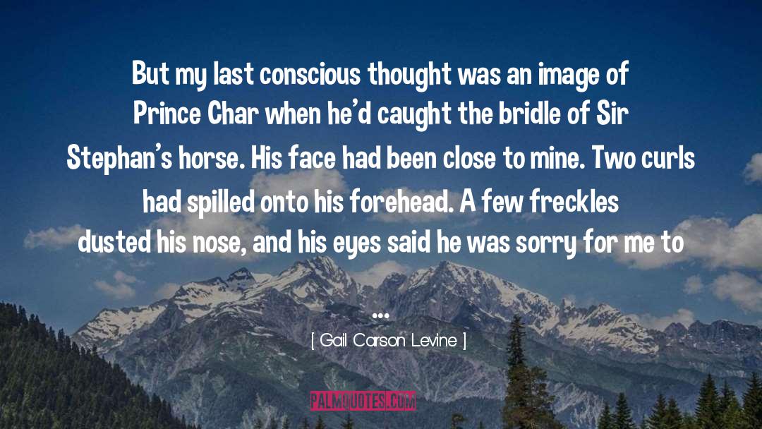Gail Carson Levine Quotes: But my last conscious thought