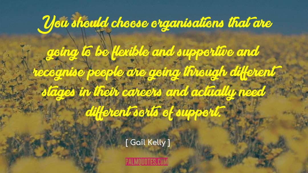 Gail Kelly Quotes: You should choose organisations that