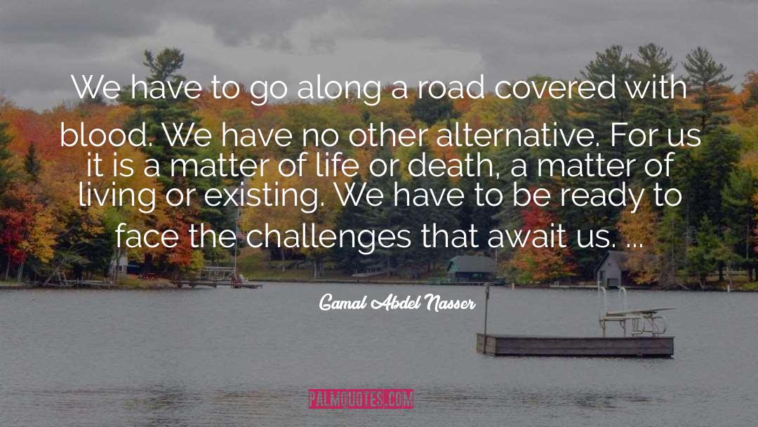 Gamal Abdel Nasser Quotes: We have to go along