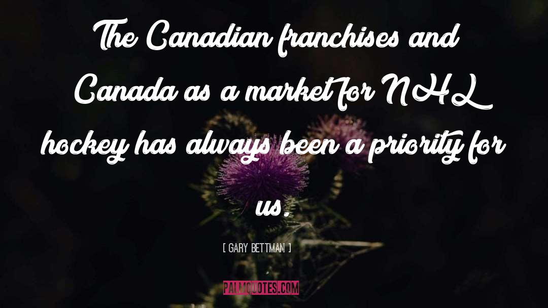 Gary Bettman Quotes: The Canadian franchises and Canada