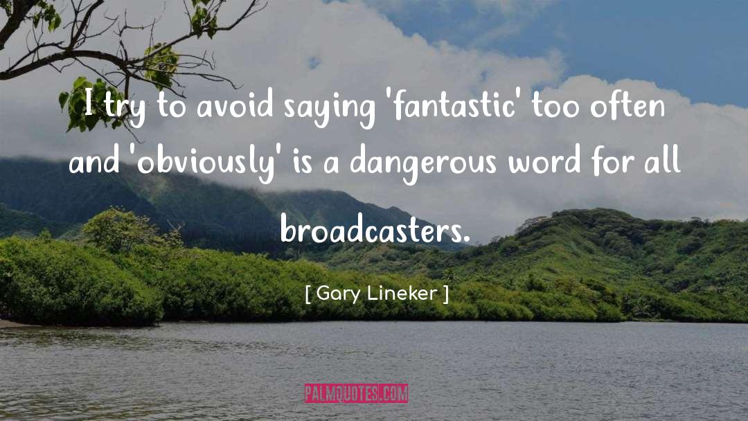 Gary Lineker Quotes: I try to avoid saying