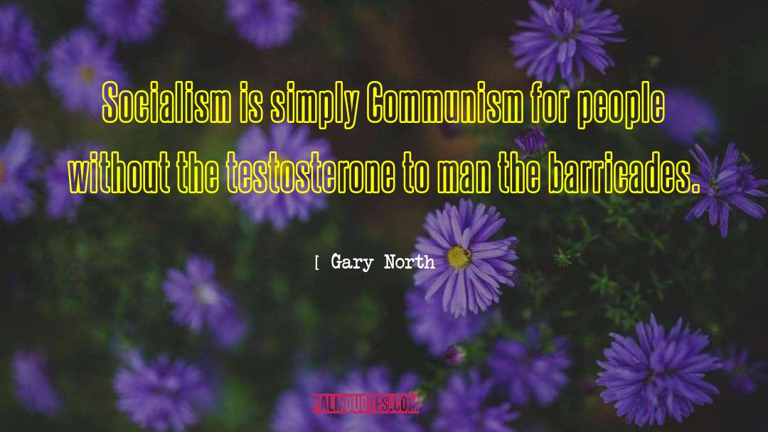 Gary North Quotes: Socialism is simply Communism for