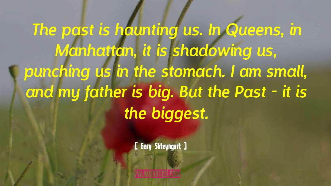 Gary Shteyngart Quotes: The past is haunting us.