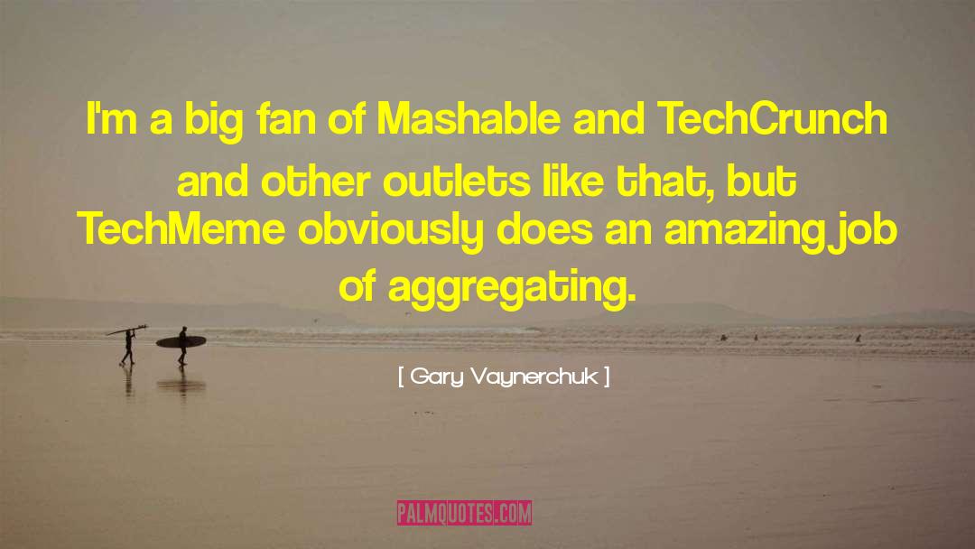 Gary Vaynerchuk Quotes: I'm a big fan of