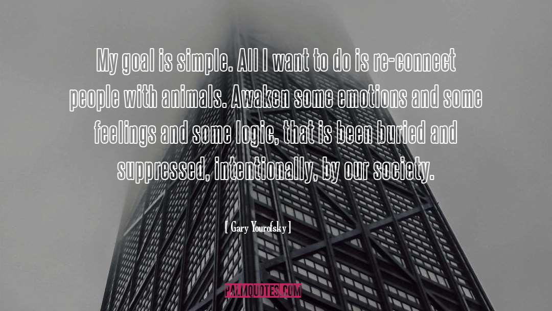 Gary Yourofsky Quotes: My goal is simple. All