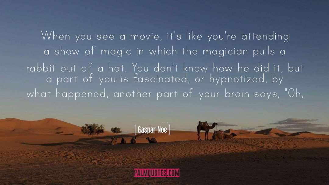 Gaspar Noe Quotes: When you see a movie,