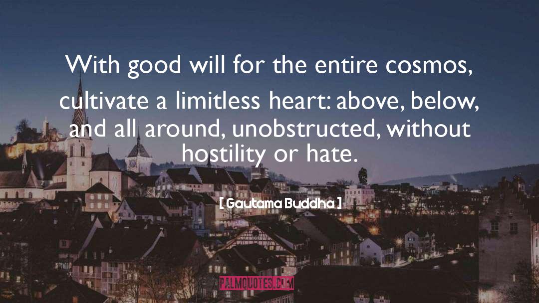 Gautama Buddha Quotes: With good will for the