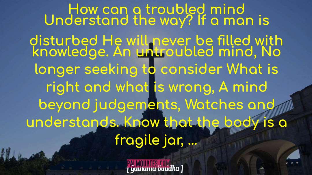 Gautama Buddha Quotes: How can a troubled mind