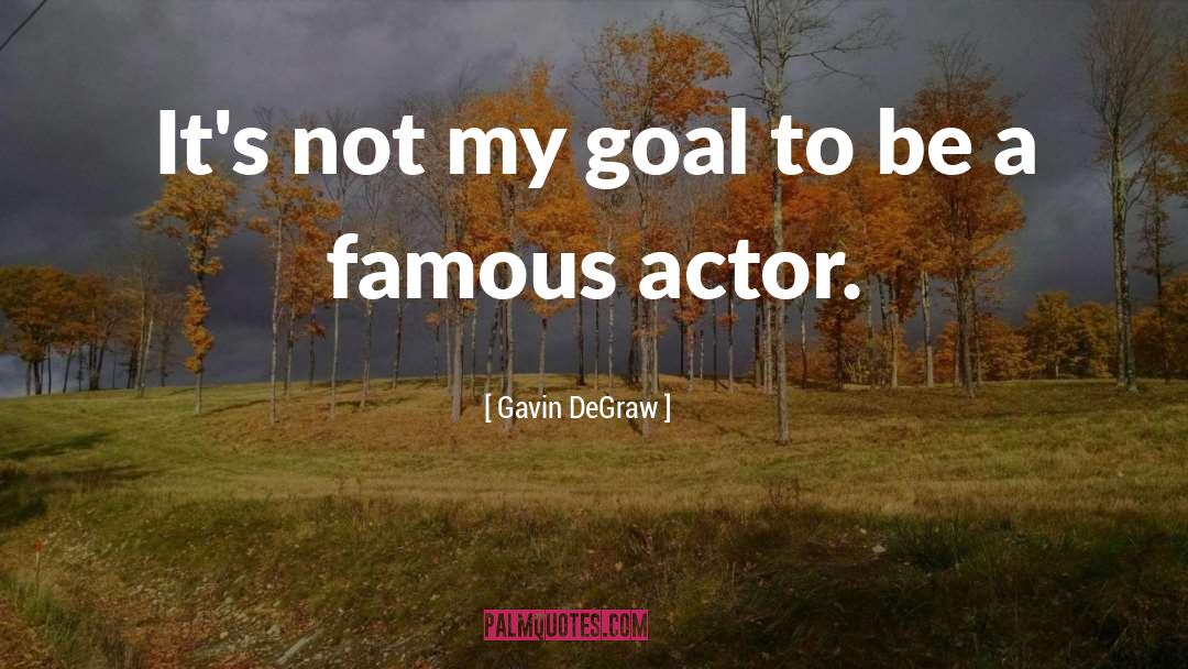 Gavin DeGraw Quotes: It's not my goal to