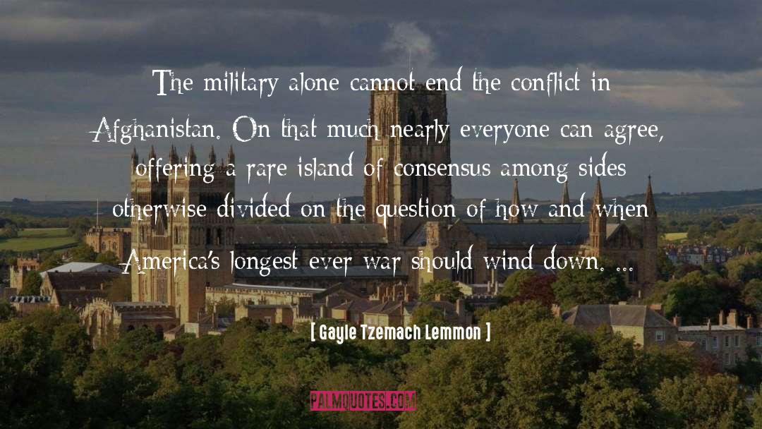 Gayle Tzemach Lemmon Quotes: The military alone cannot end