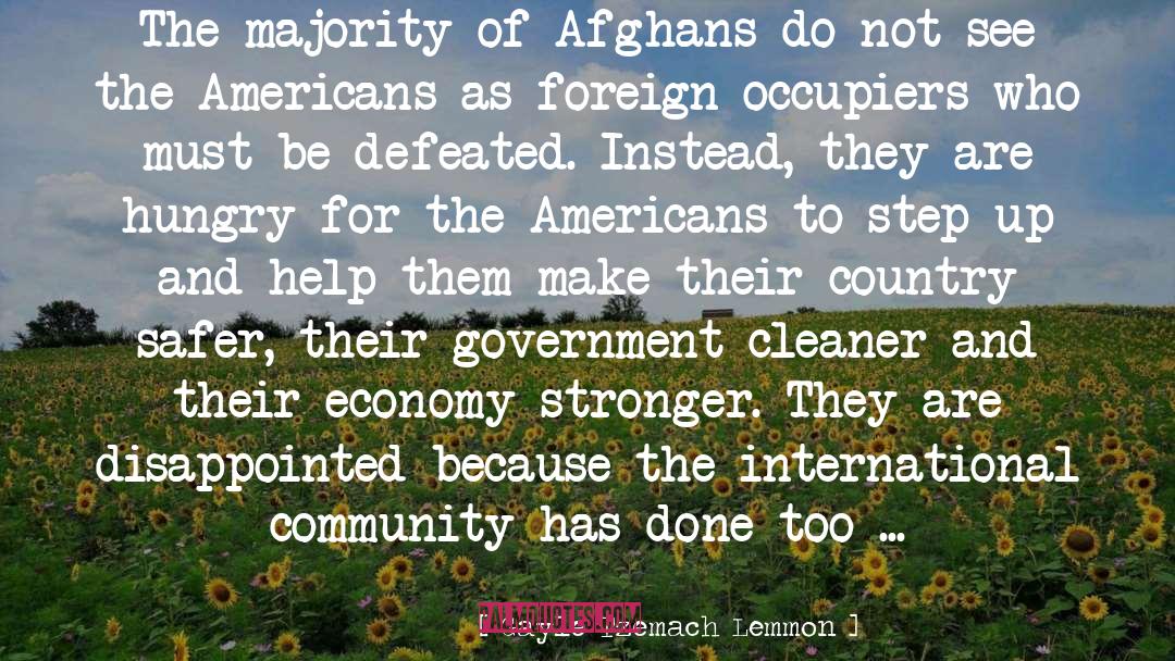 Gayle Tzemach Lemmon Quotes: The majority of Afghans do