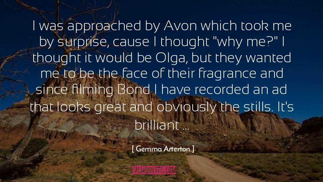 Gemma Arterton Quotes: I was approached by Avon