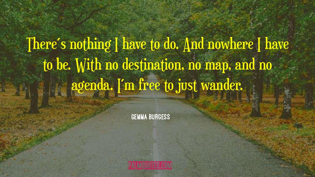 Gemma Burgess Quotes: There´s nothing I have to