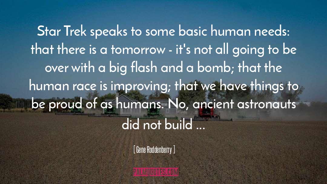 Gene Roddenberry Quotes: Star Trek speaks to some