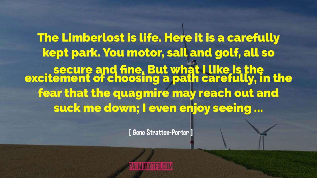 Gene Stratton-Porter Quotes: The Limberlost is life. Here