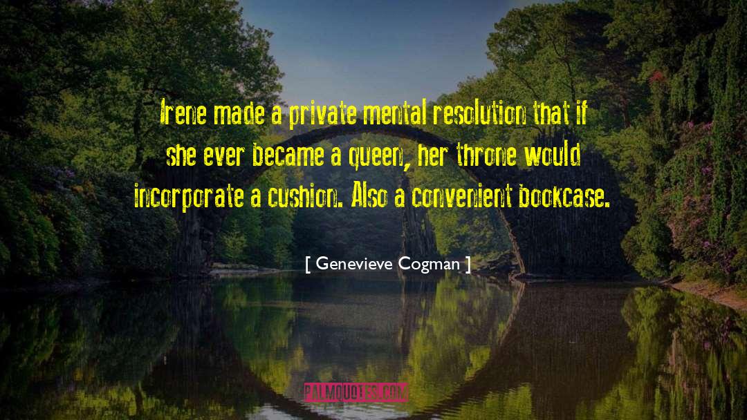 Genevieve Cogman Quotes: Irene made a private mental