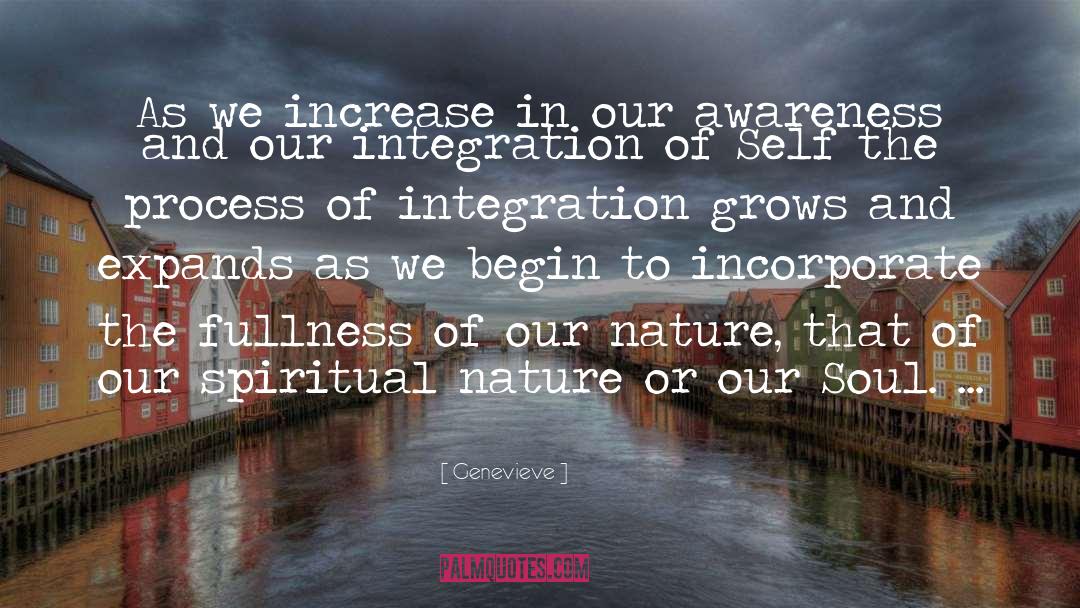 Genevieve Quotes: As we increase in our