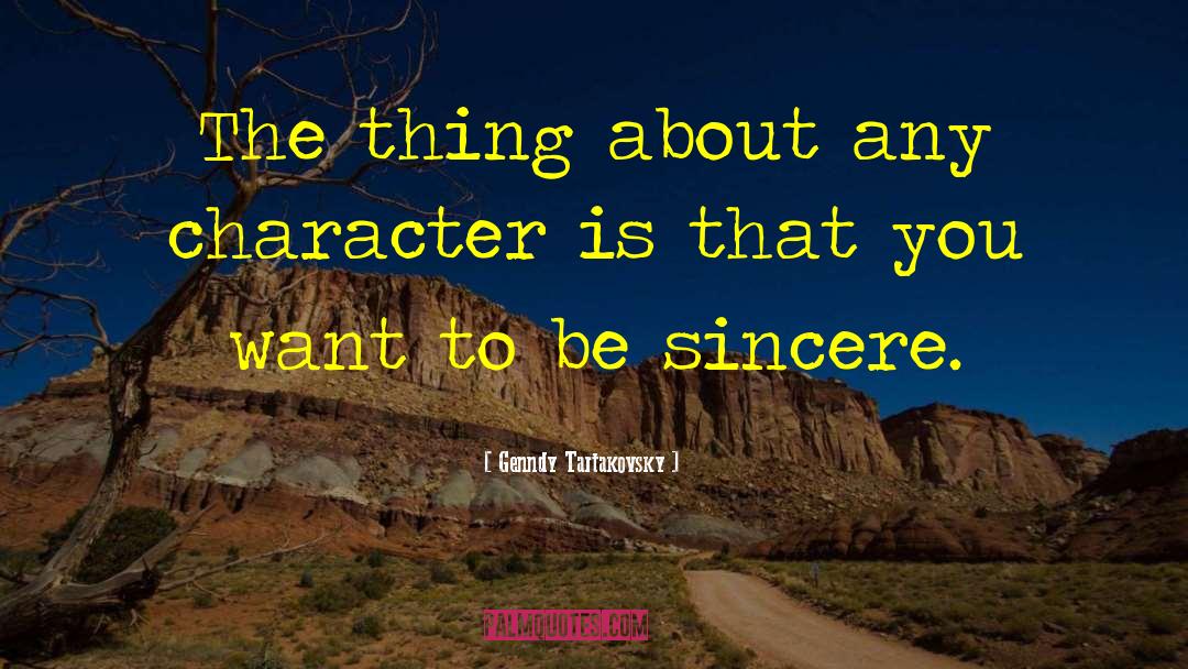 Genndy Tartakovsky Quotes: The thing about any character