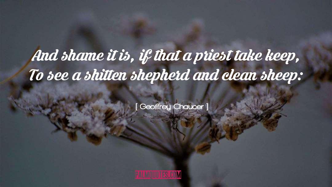 Geoffrey Chaucer Quotes: And shame it is, if